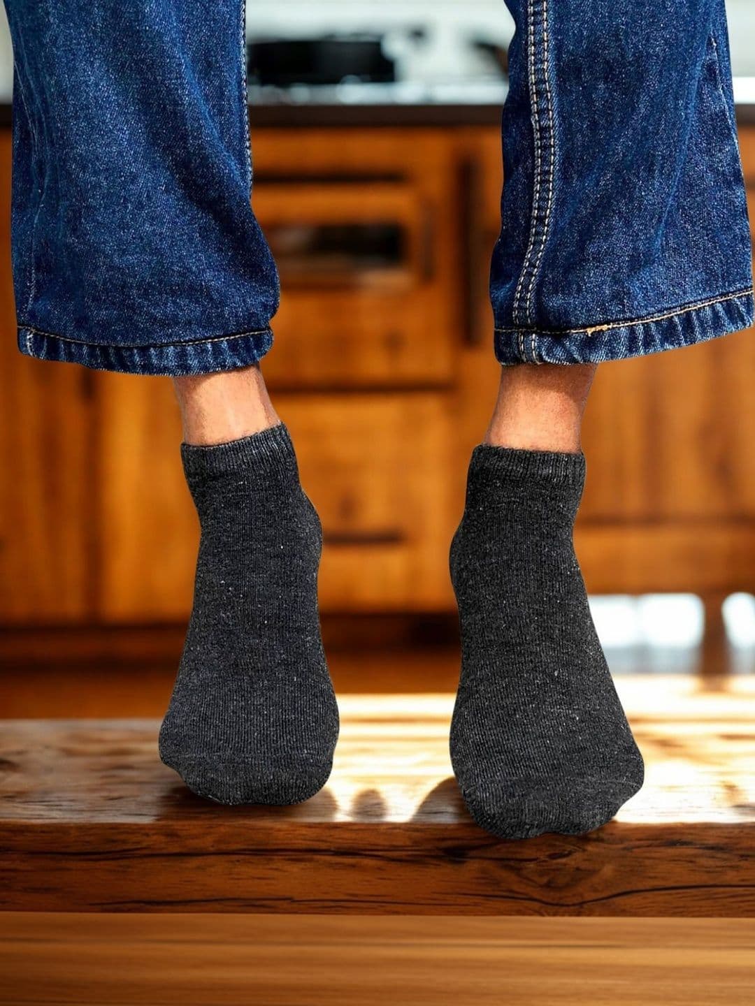 MJE Men Cotton Blend Assorted Ankle Length Socks - view 1