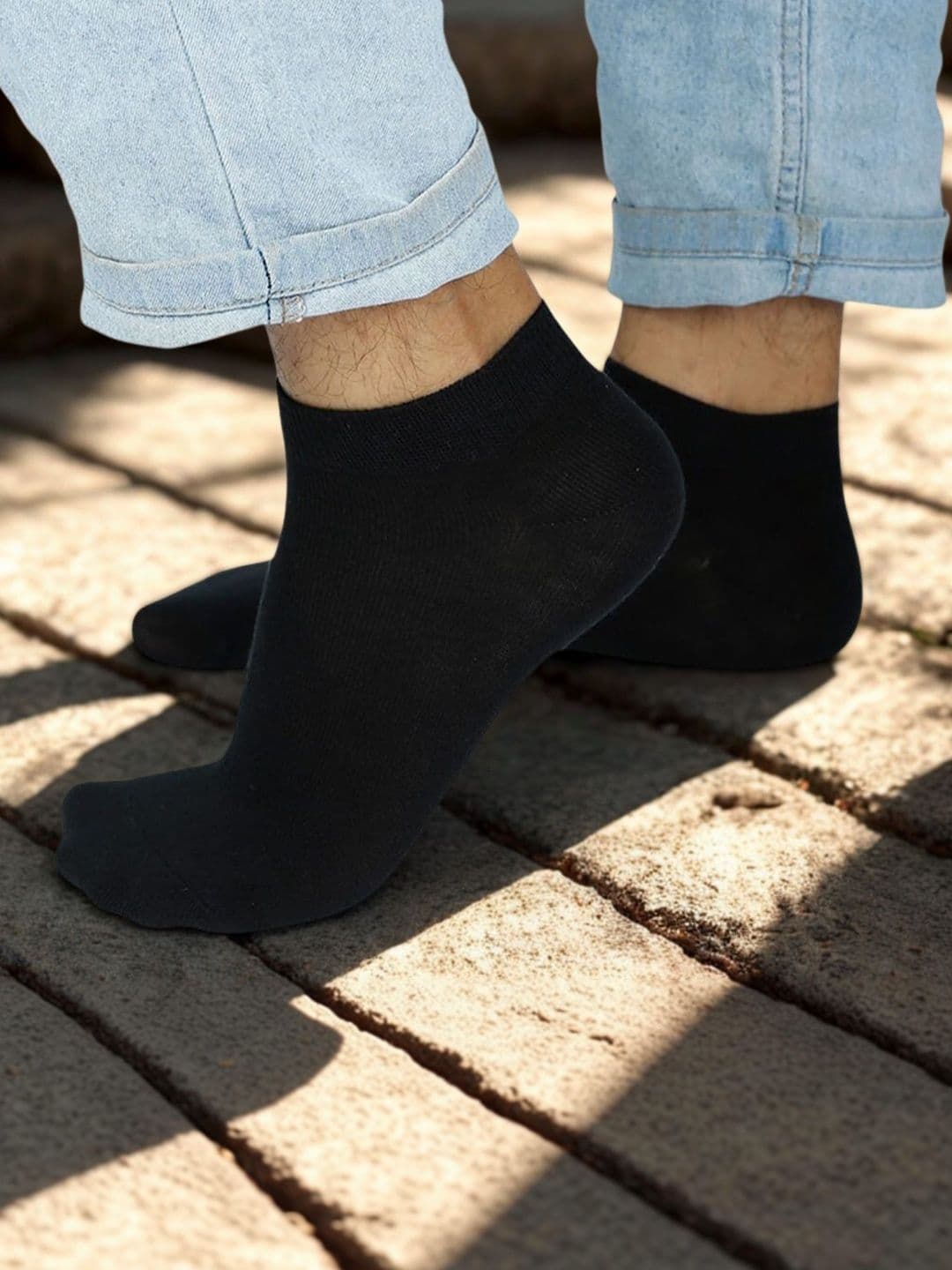 MJE Men Cotton Blend Ankle Length Socks - view 1