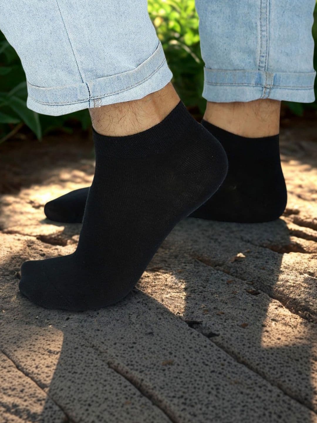 MJE Men Cotton Blend Ankle Length Socks - view 1