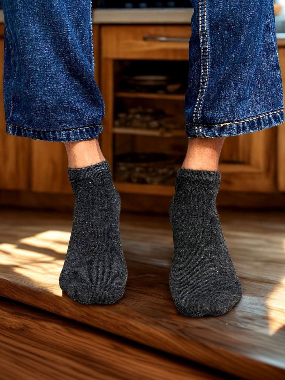 MJE Men Cotton Blend Assorted Ankle Length Socks - view 1