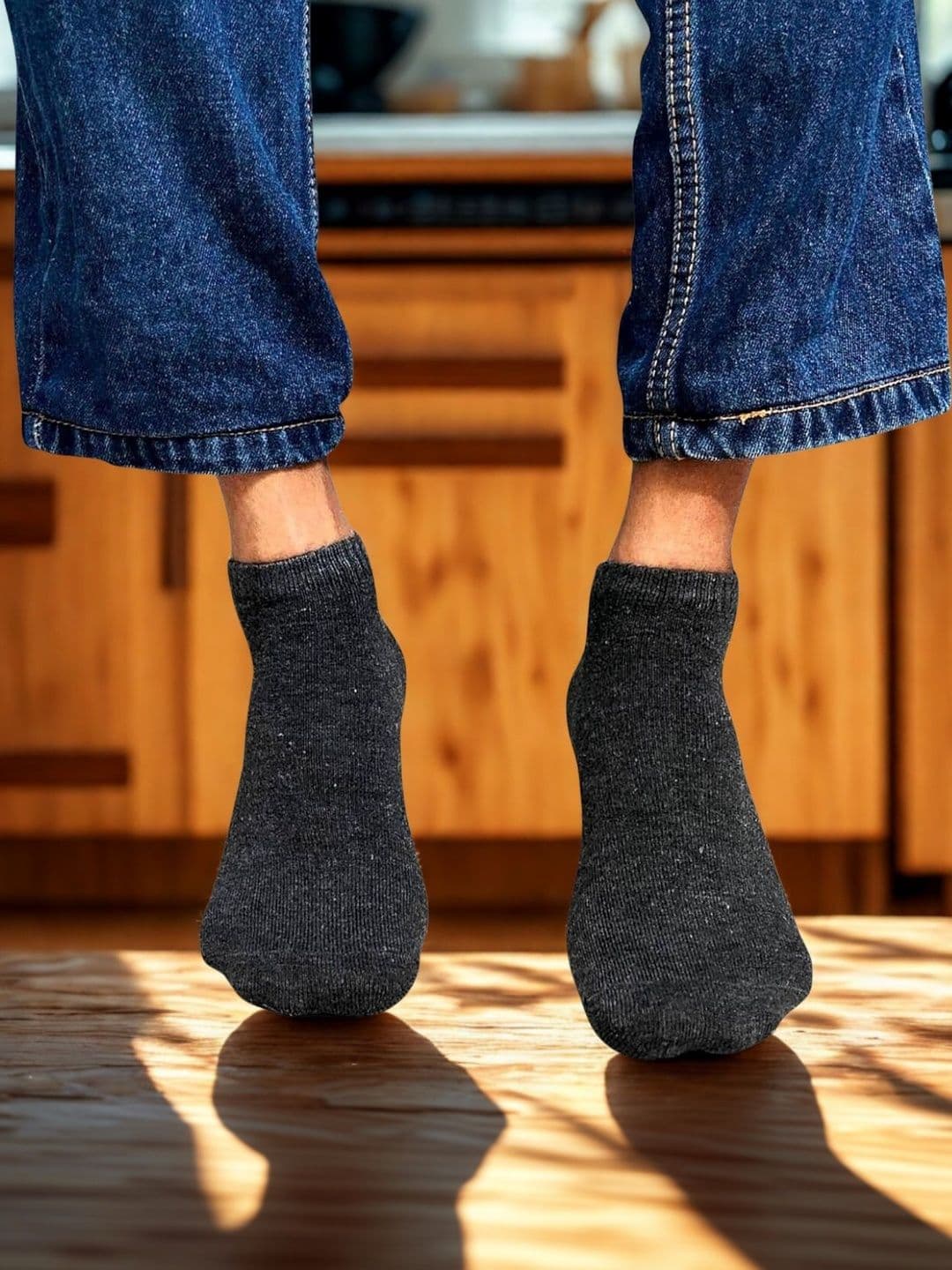 MJE Men Cotton Blend Assorted Ankle Length Socks - view 1