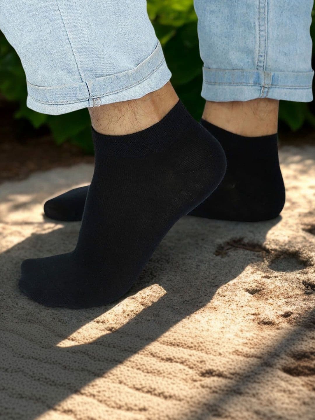 MJE Men Cotton Blend Shoe Liners Socks - view 1