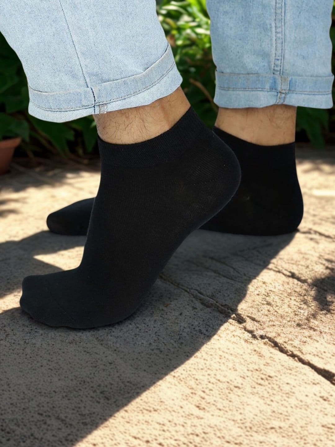 MJE Men Cotton Blend Ankle Length Socks - view 1