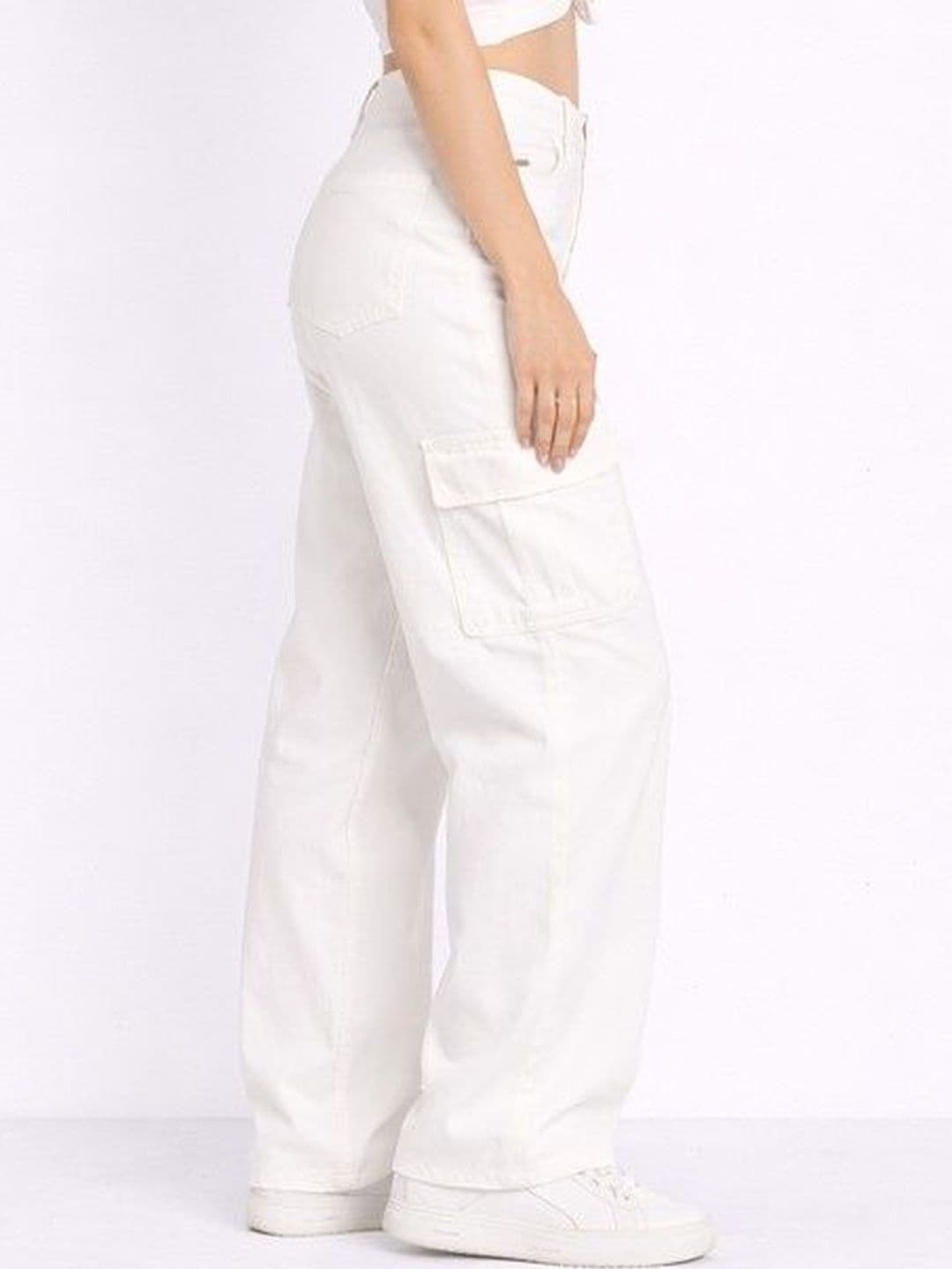 me Queen Women Wide Leg High-Rise Stretchable Jeans - view 1
