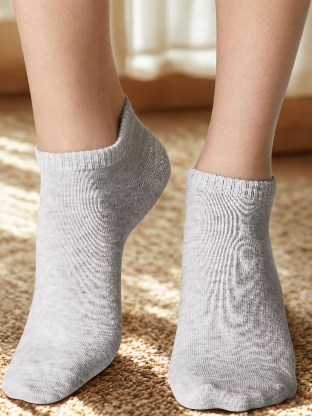 MJE Men Cotton Blend Ankle Length Socks - view 1