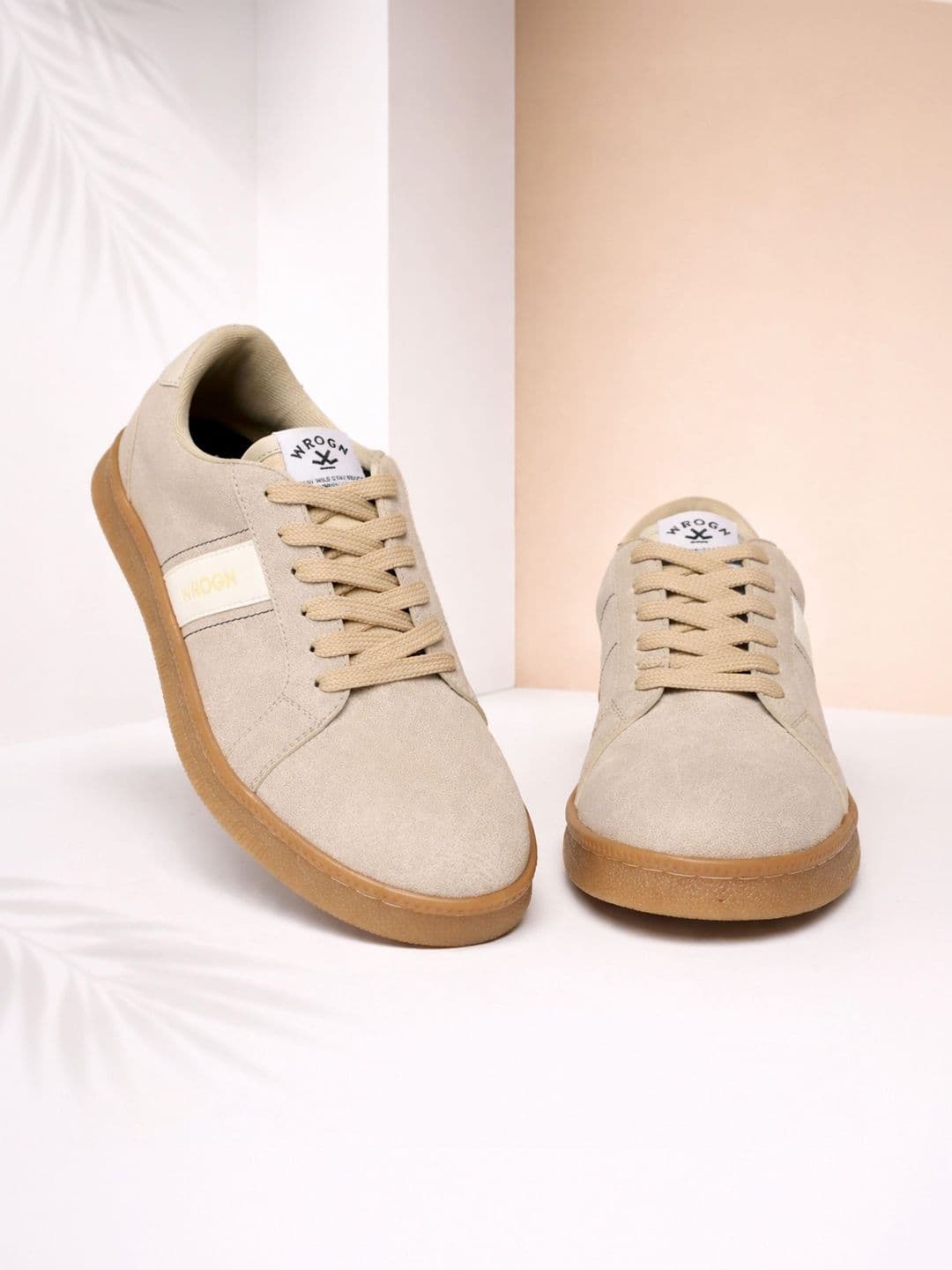 WROGN Men Colourblocked PU Sneakers - view 1