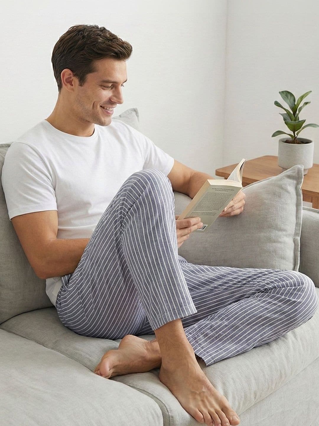 Pepe Jeans Striped Cotton Lounge Pants - view 1