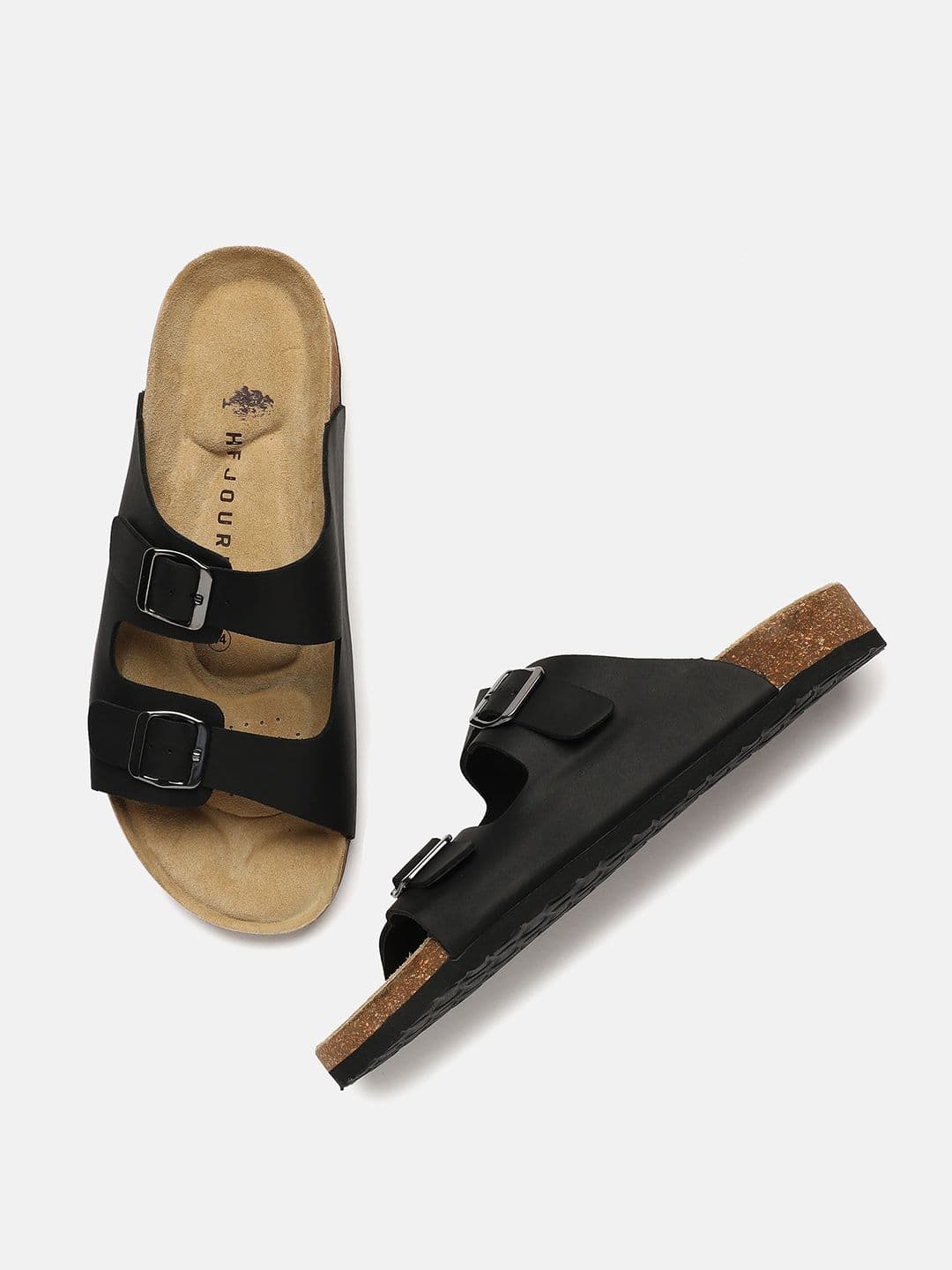 HF JOURNEY Men Leather Comfort Sandals - view 1