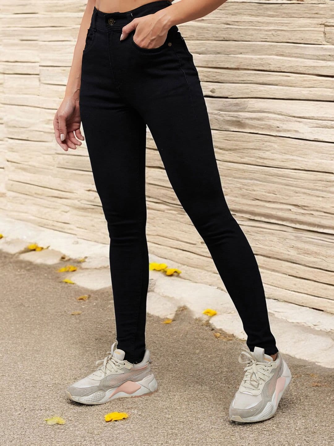 Miss Chase Women Slim Fit High-Rise Stretchable Denim Jeans - view 1