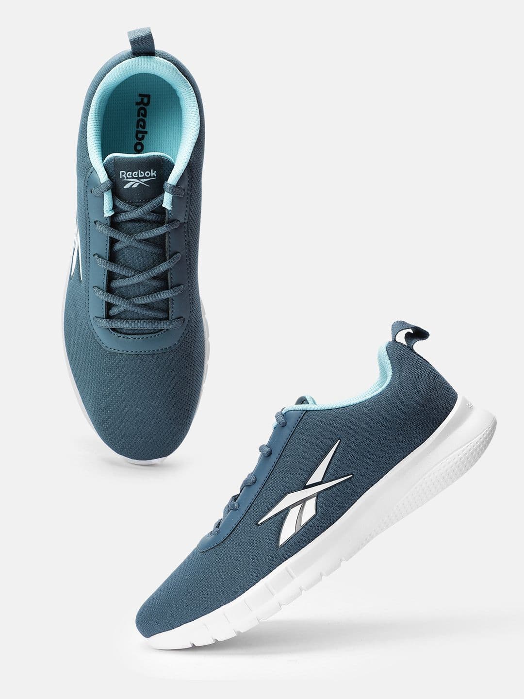 Reebok Men STRIDE RUNNER M Brand Logo Detail Mesh Running Non-Marking Shoes - view 1