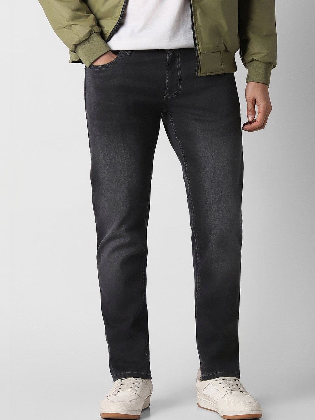 Peter England Casuals Men Tapered Fit Mid-Rise Light Fade Jeans - view 1