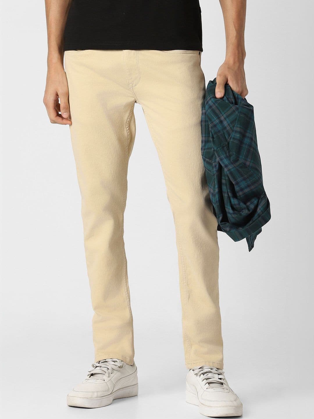 Peter England Casuals Men Tapered Fit Mid-Rise Jeans - view 1