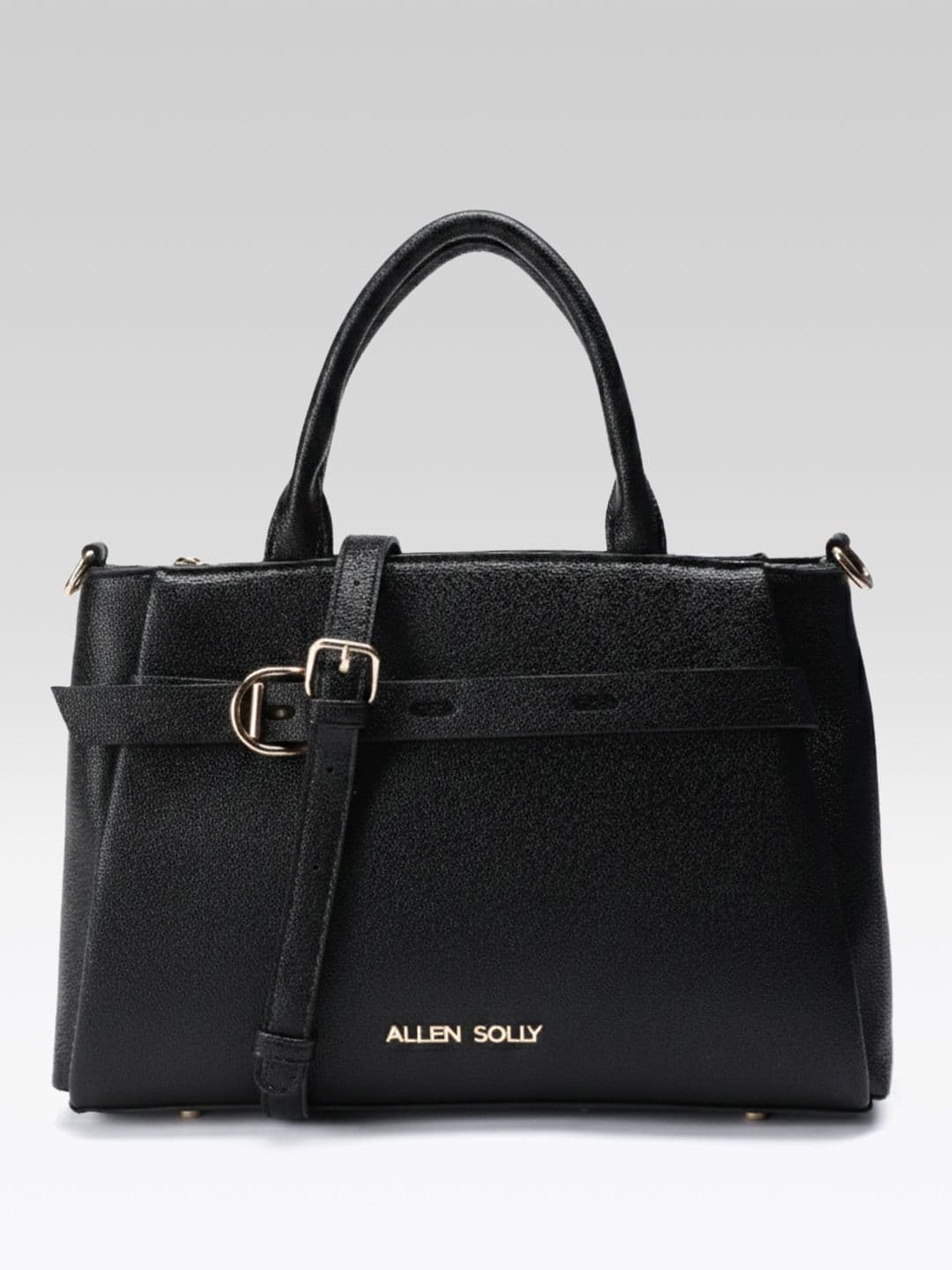 Allen Solly Structured Handheld Bag with Buckle Detail - view 1