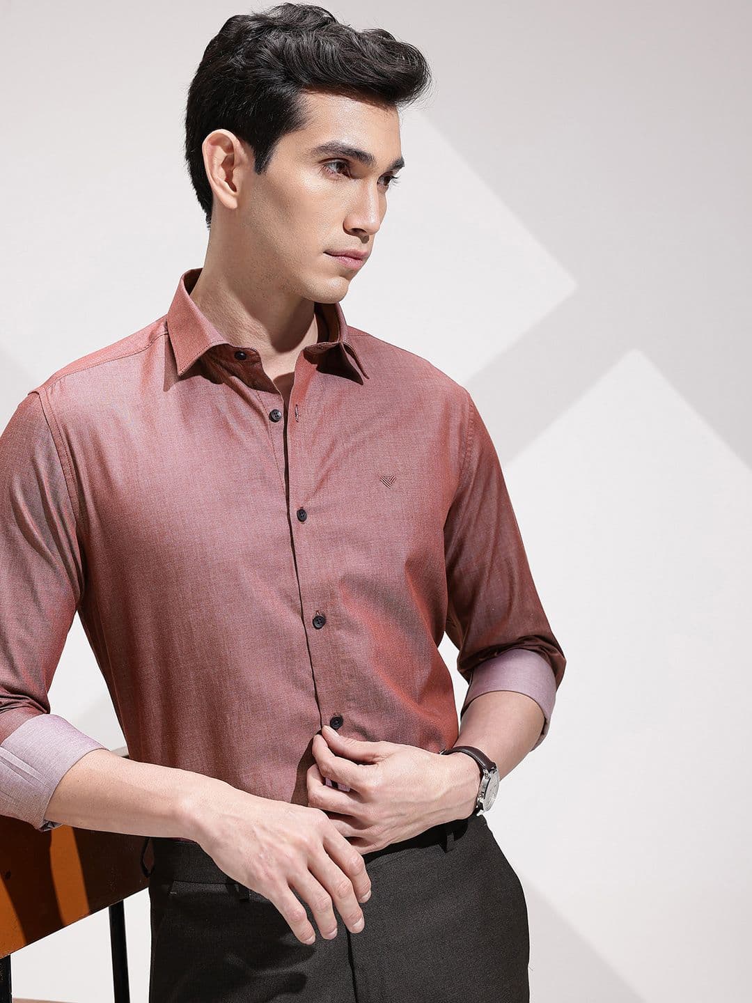 INVICTUS Pure Cotton Urban Slim Fit Formal Shirt