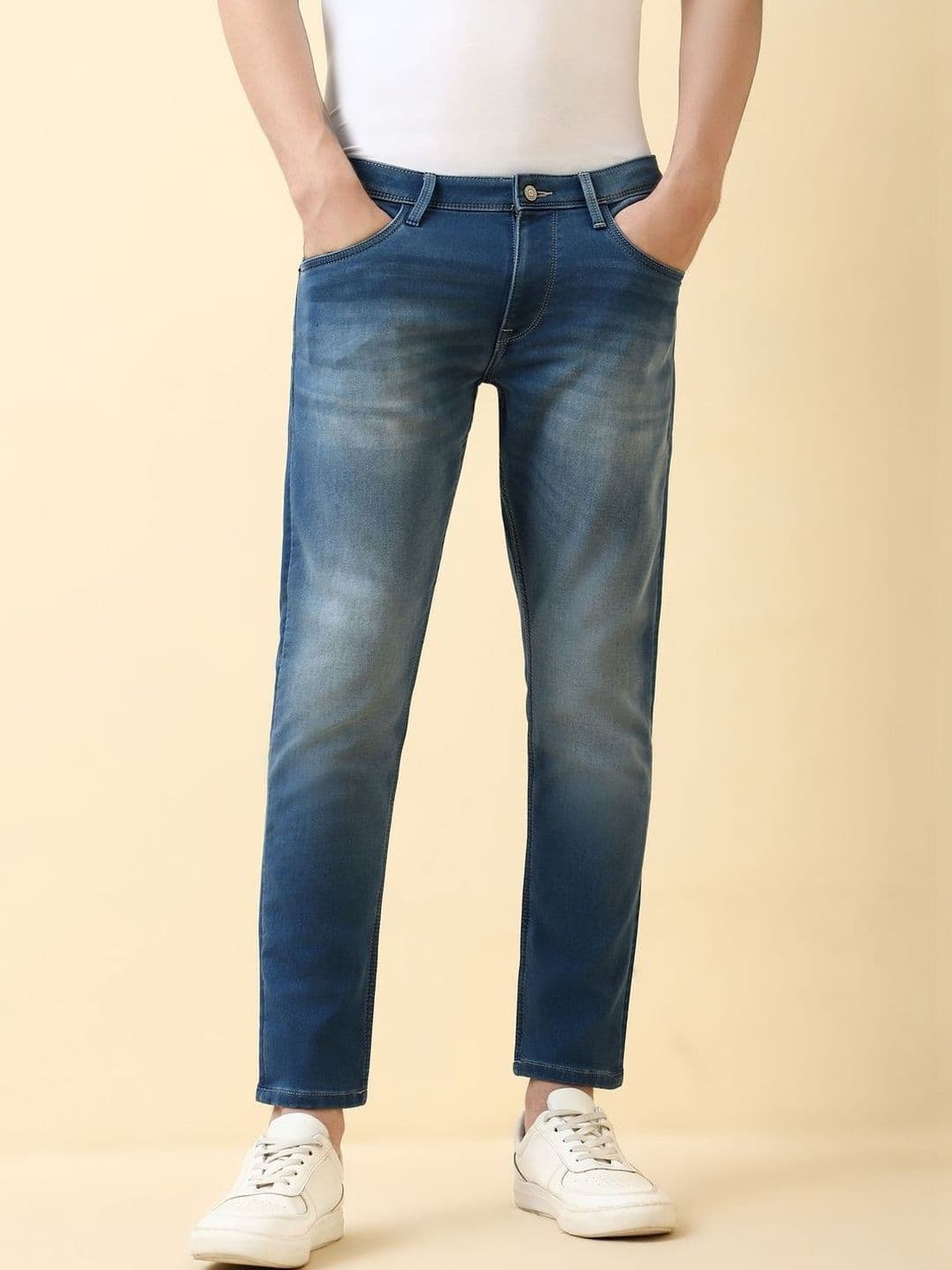 Allen Solly Men Slim Fit Mid-Rise Jeans - view 1