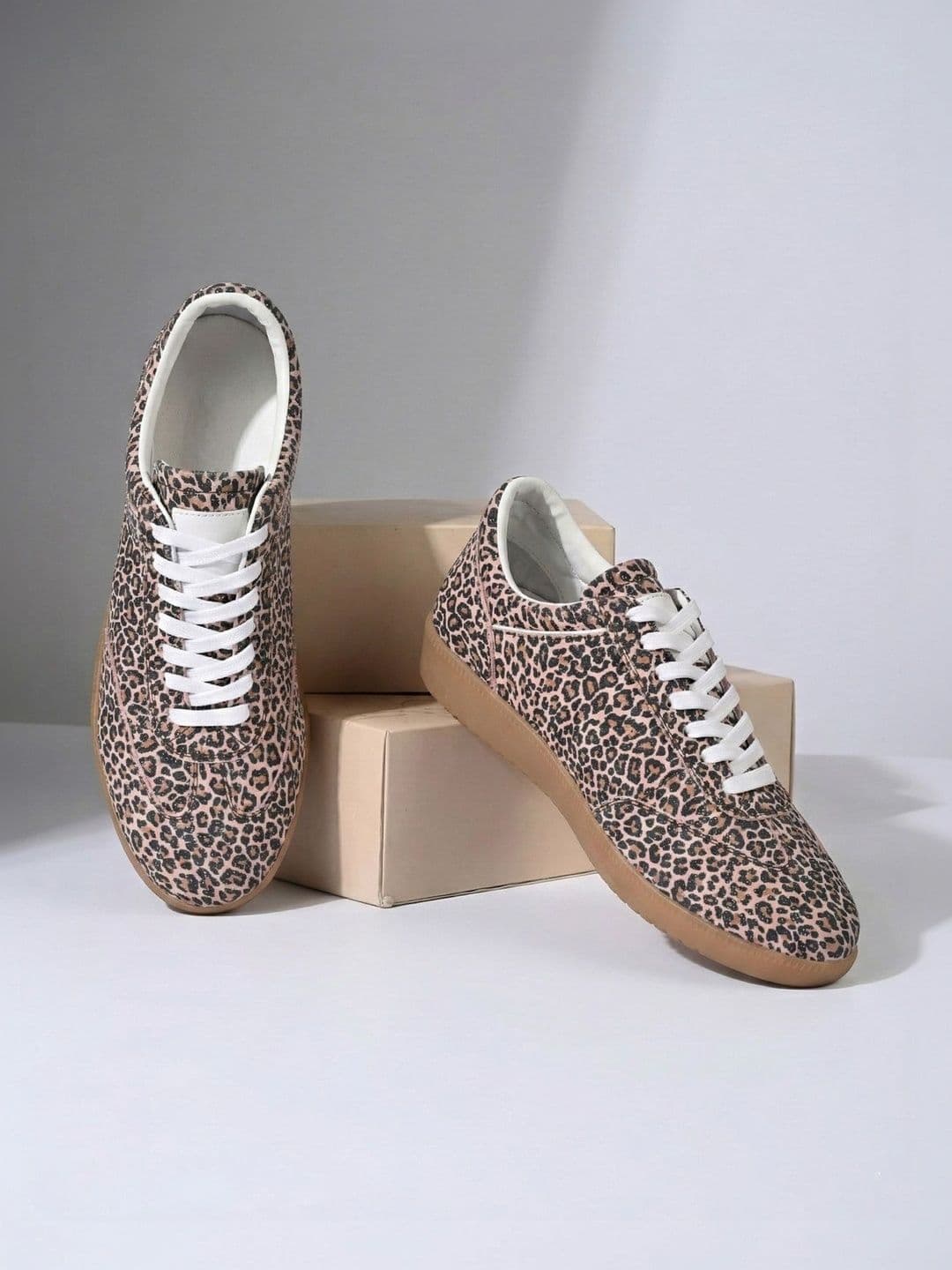 NICO NERINI Women Printed Leather Sneakers - view 1