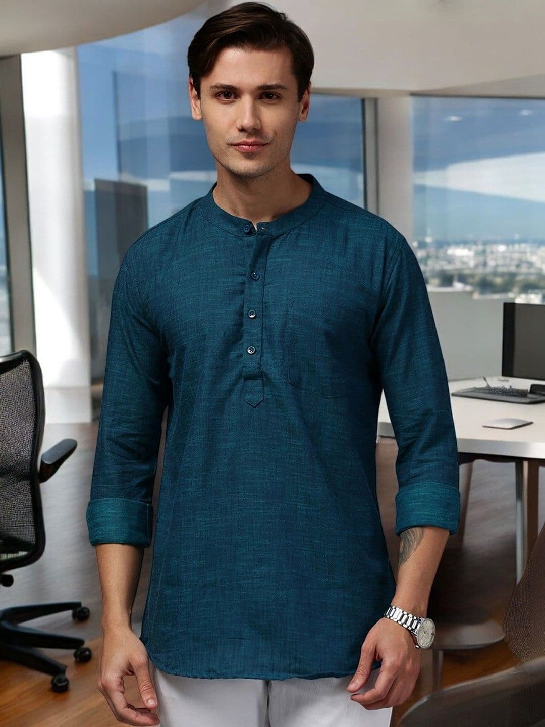 THE SOUL PATROL Men Kurta - view 1