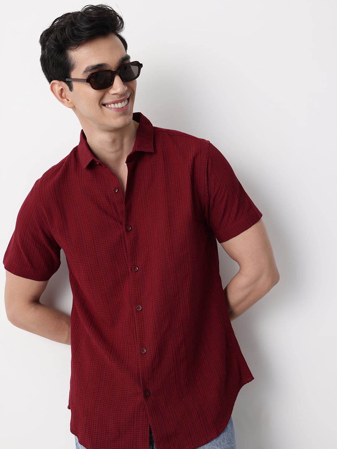 Mast & Harbour Premium Checked Casual Shirt - view 1