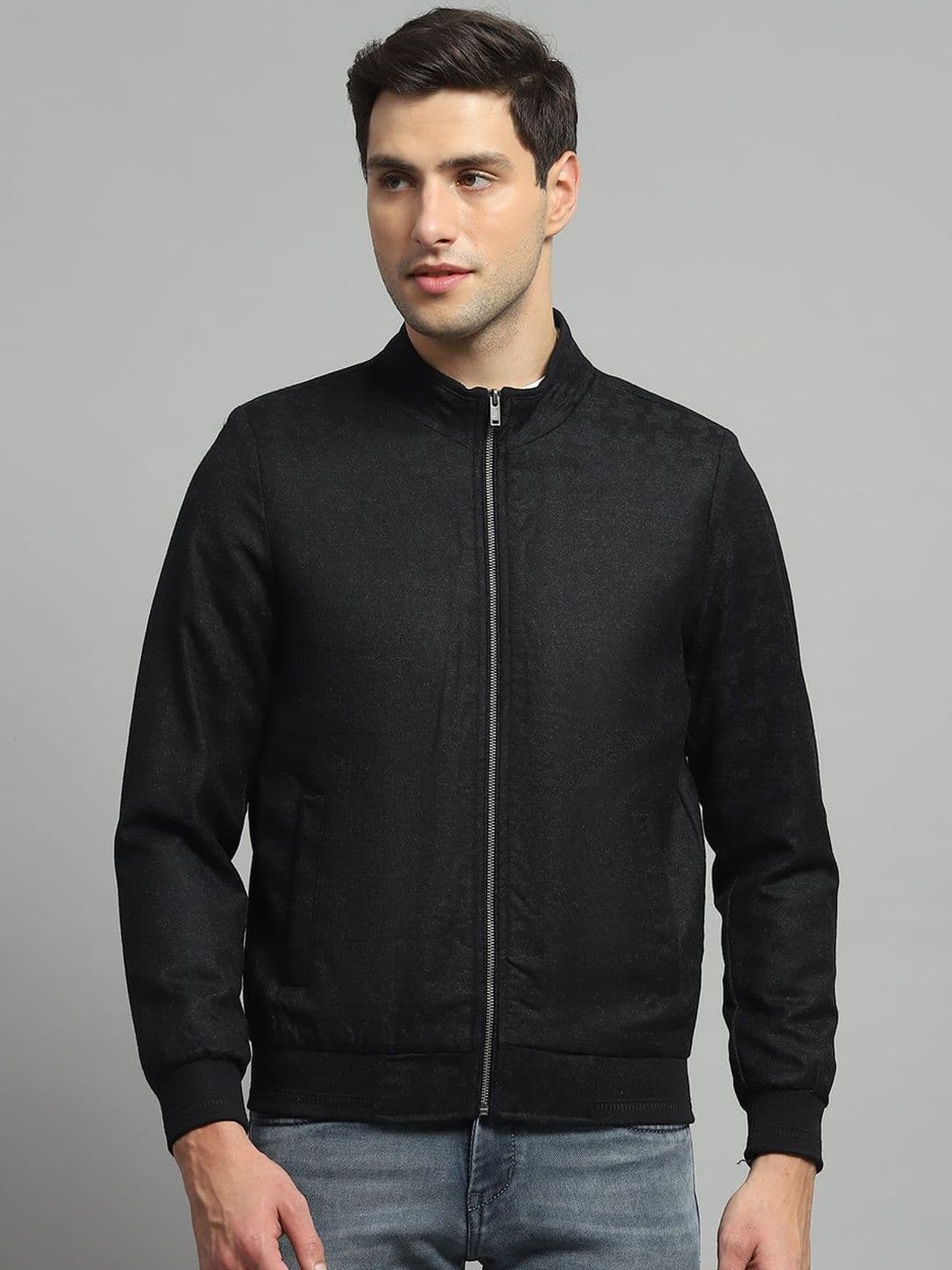 Monte Carlo Men Woollen Bomber Jacket - view 1