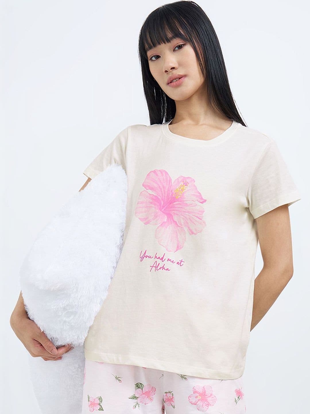 Dreamz by Pantaloons Printed Lounge Tshirts - view 1