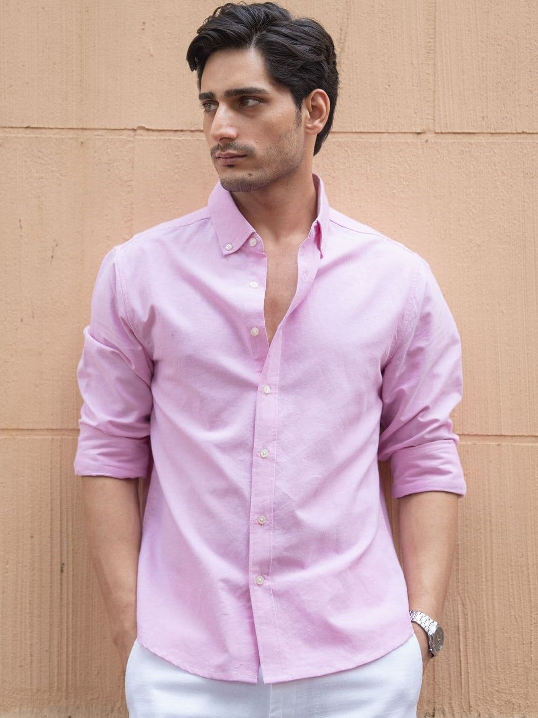 Powerlook Cotton Oxford Long Sleeves Shirt - view 1