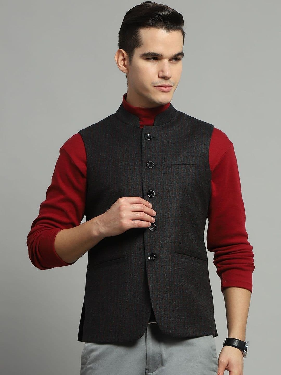 Monte Carlo Men Woollen Outdoor Jacket - view 1