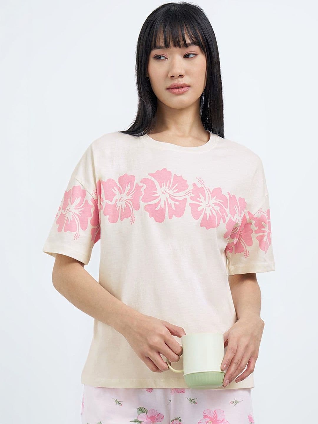 Dreamz by Pantaloons Printed Lounge Tshirts - view 1