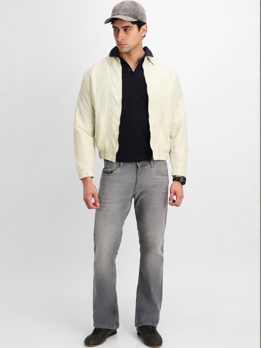 Snitch Off White Plain Jacket - view 1
