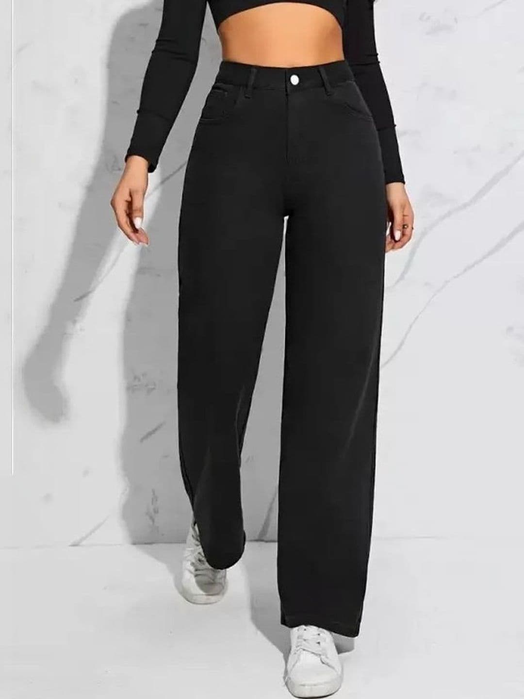 Playfeel Women Comfort Relaxed Fit High-Rise Stretchable Jeans - view 1