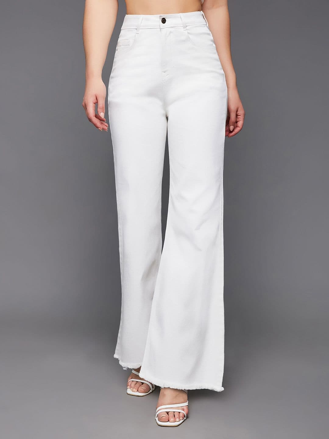 Miss Chase Women's Bootcut High Rise Clean Look Regular-Length Stretchable Denim Jeans - view 1