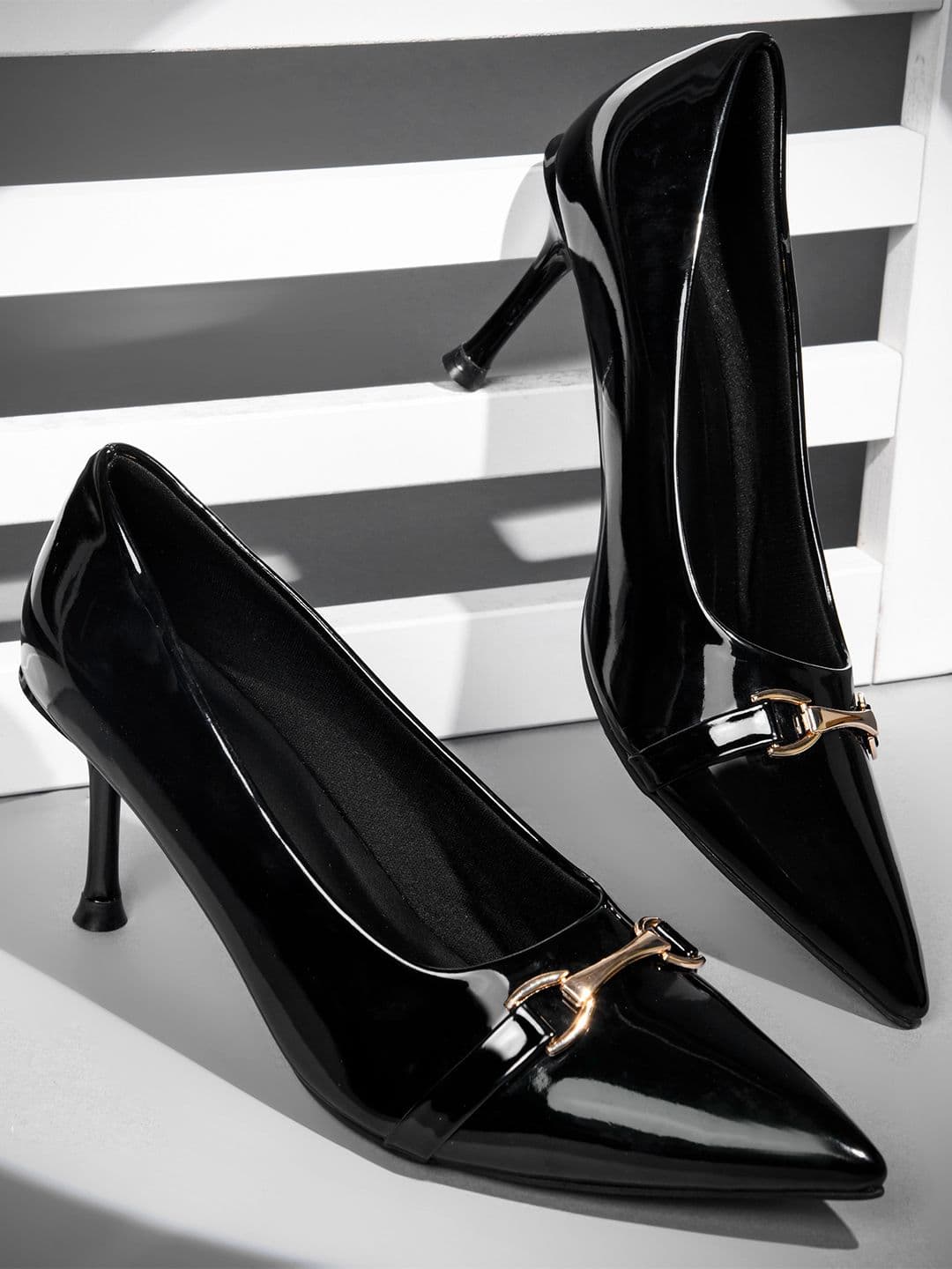 Froh Feet Party Stiletto Pumps with Buckles - view 1