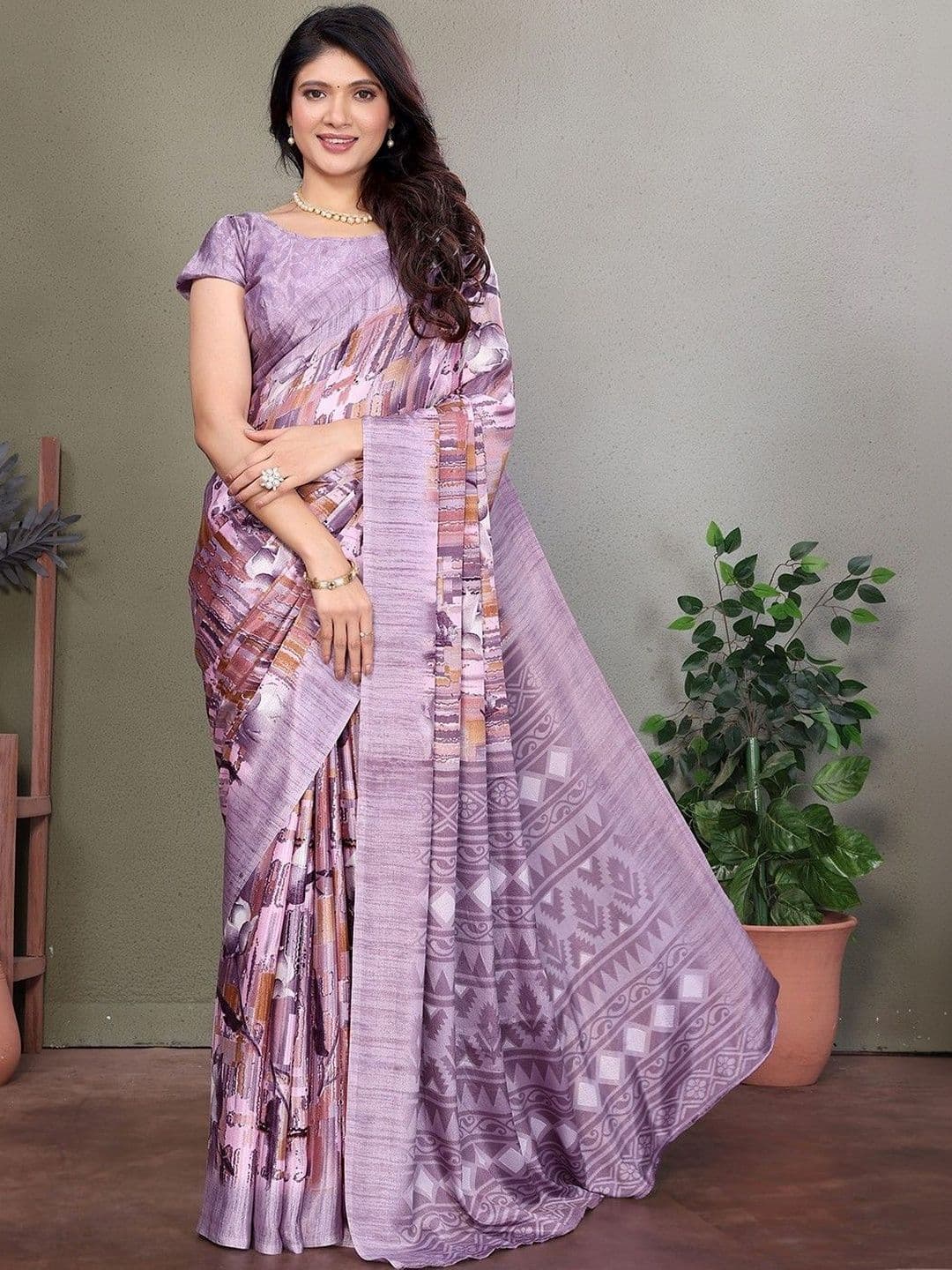 SZN Silk Blend Fusion Fashion Saree - view 1