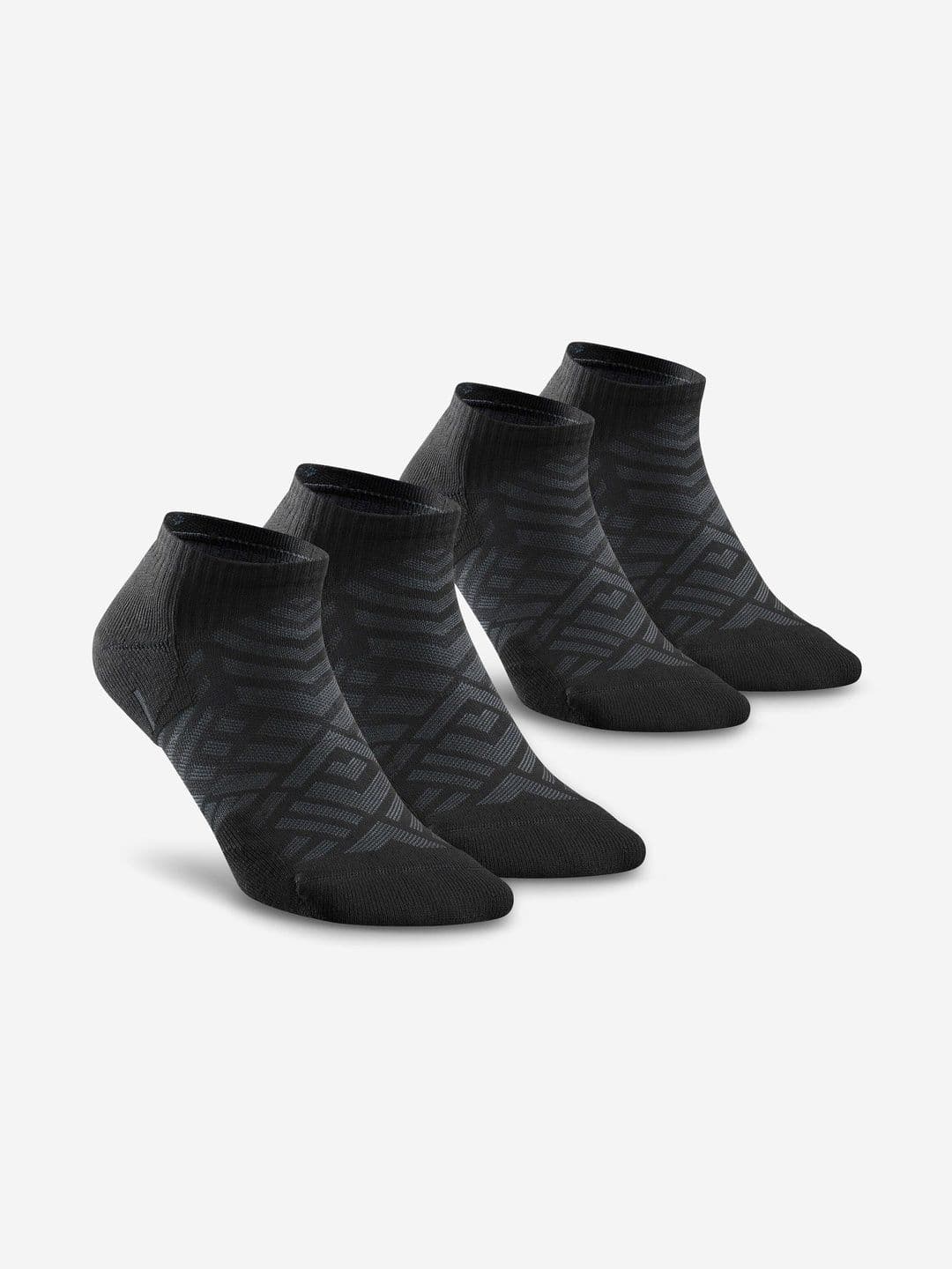 Decathlon Quechua - Adults Black Hike 100 Robustness Hiking Socks Pack of 2 - view 1