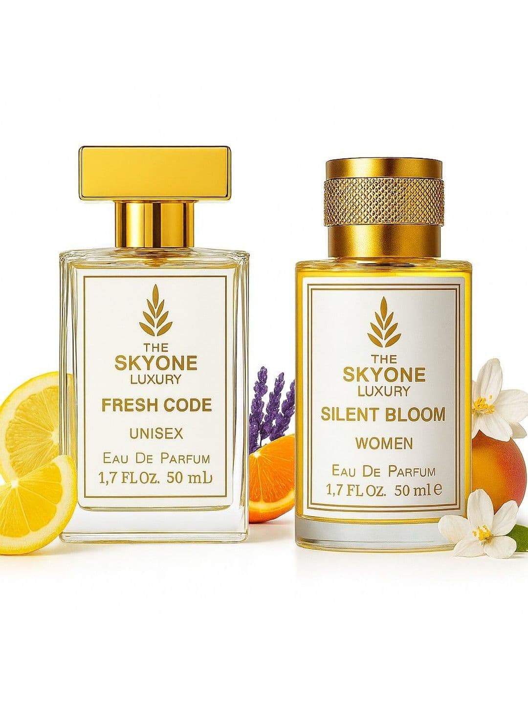 The Skyone Luxury Set Of 2 Fresh Code & Silent Bloom Eau De Parfum - 50 ml Each - view 1