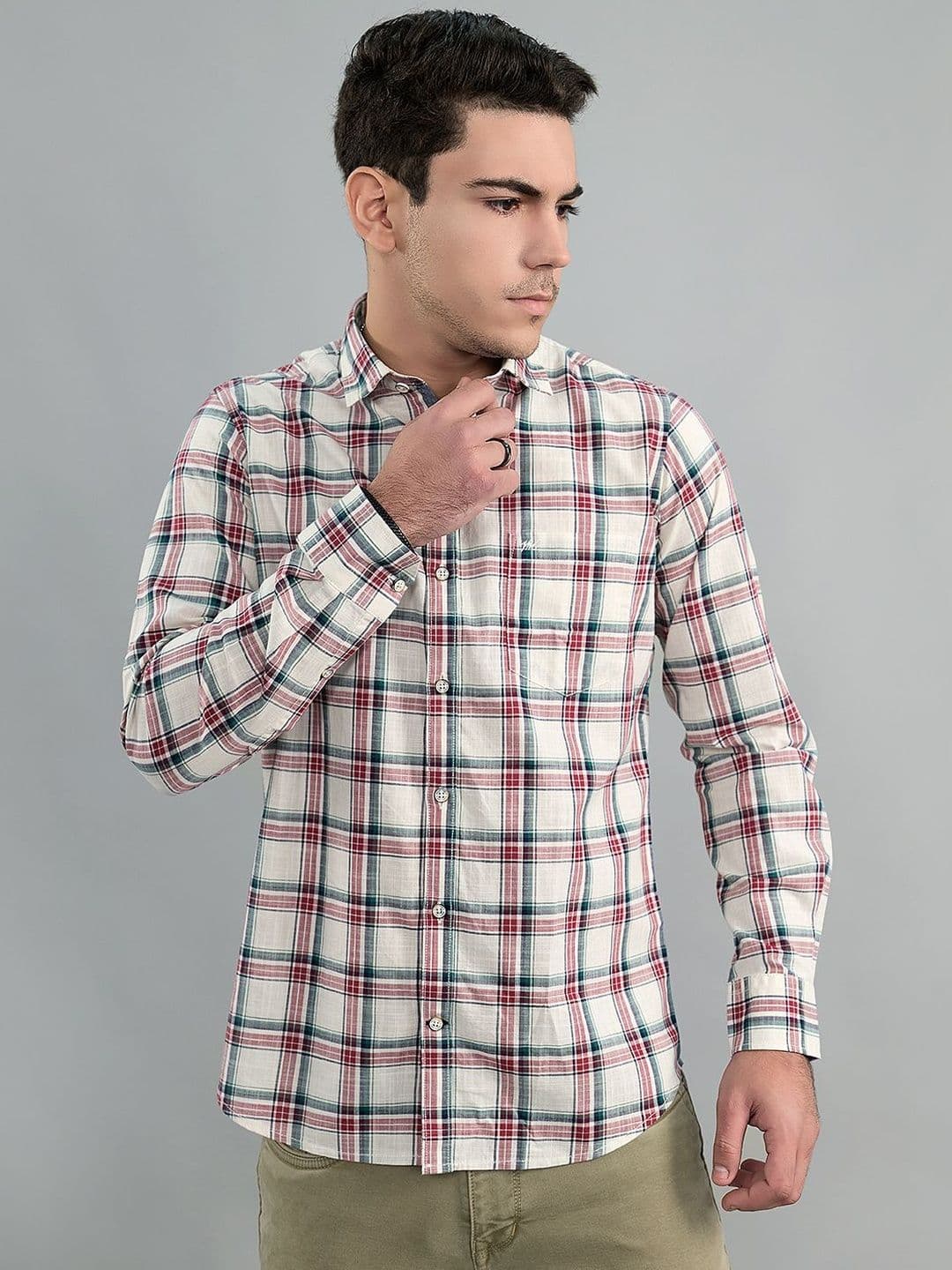 Monte Carlo Men Checked Casual Shirt - view 1