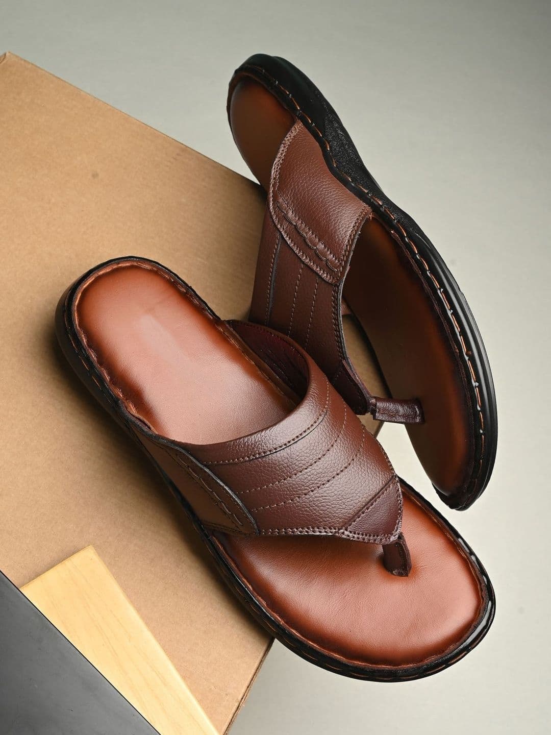 GWALK Men Leather Comfort Sandals - view 1