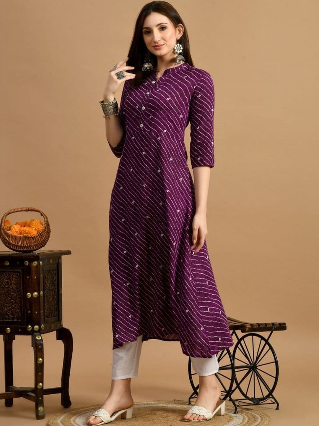 Anouk Women Ethnic Motifs Printed Kurta - view 1
