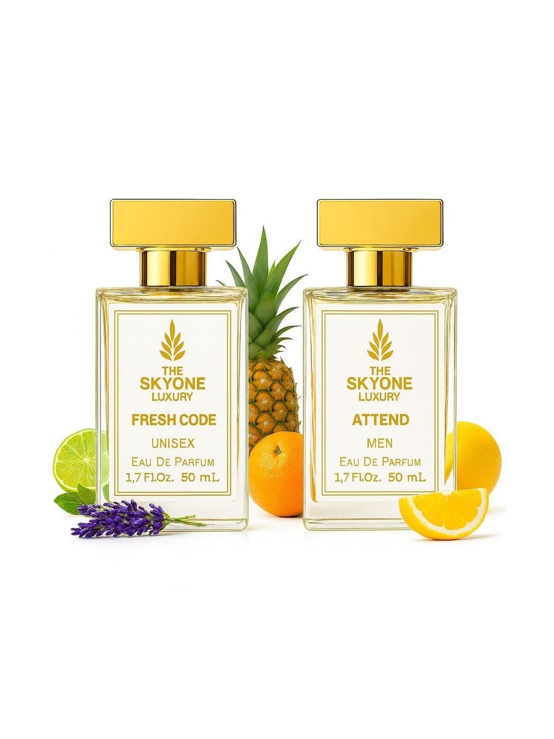 The Skyone Luxury Set Of 2 Fresh Code & Attend Eau De Parfum - 50 ml Each - view 1