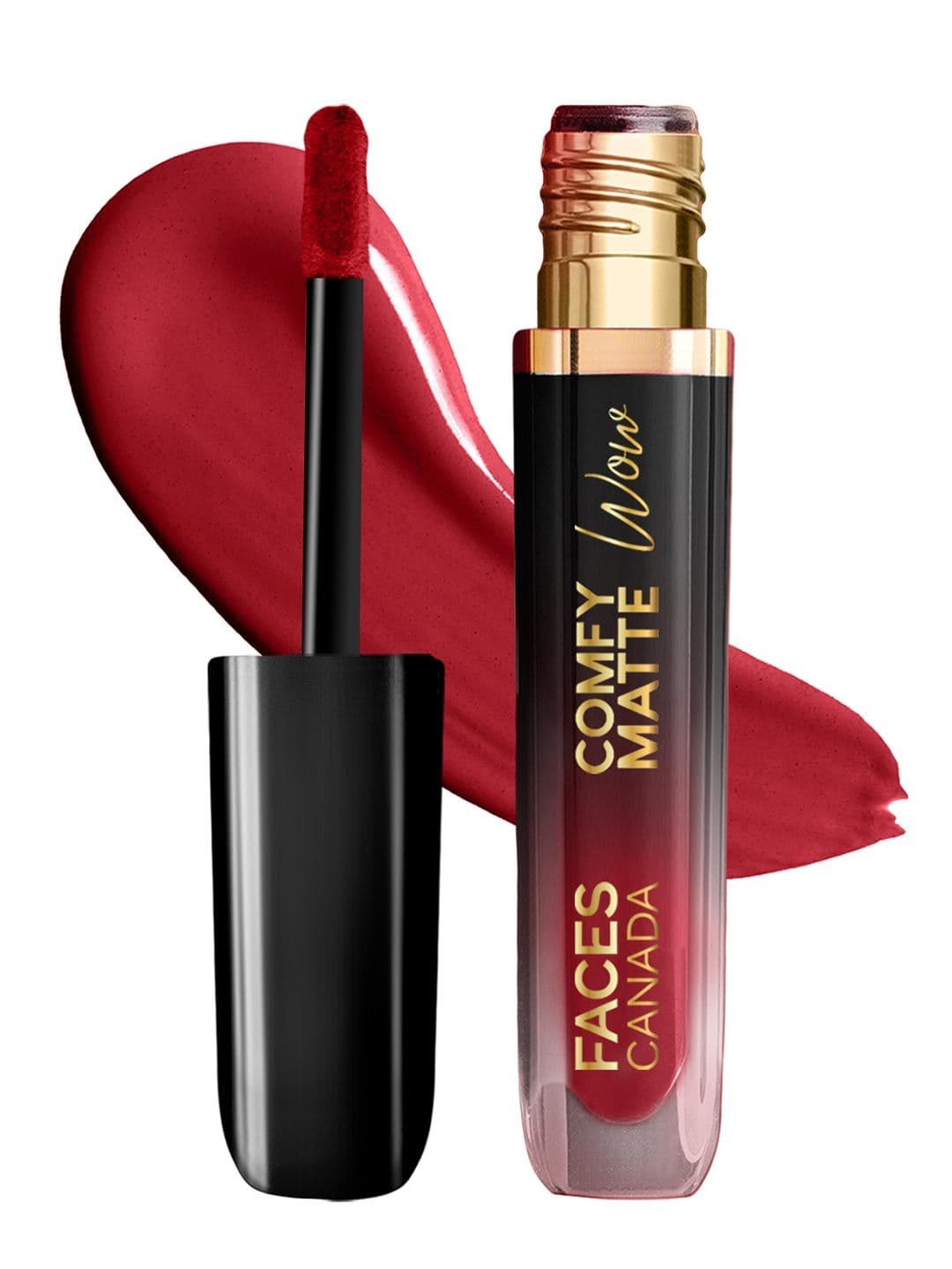 FACES CANADA Comfy Matte Wow Liquid Lipstick - 3.8ml - Maroon Maven 03 - view 1