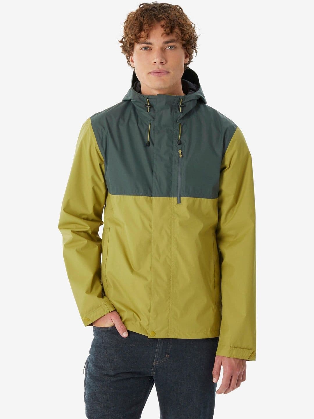 Decathlon Quechua - Men Green NH500 Waterproof Hiking Winter Jackets - view 1