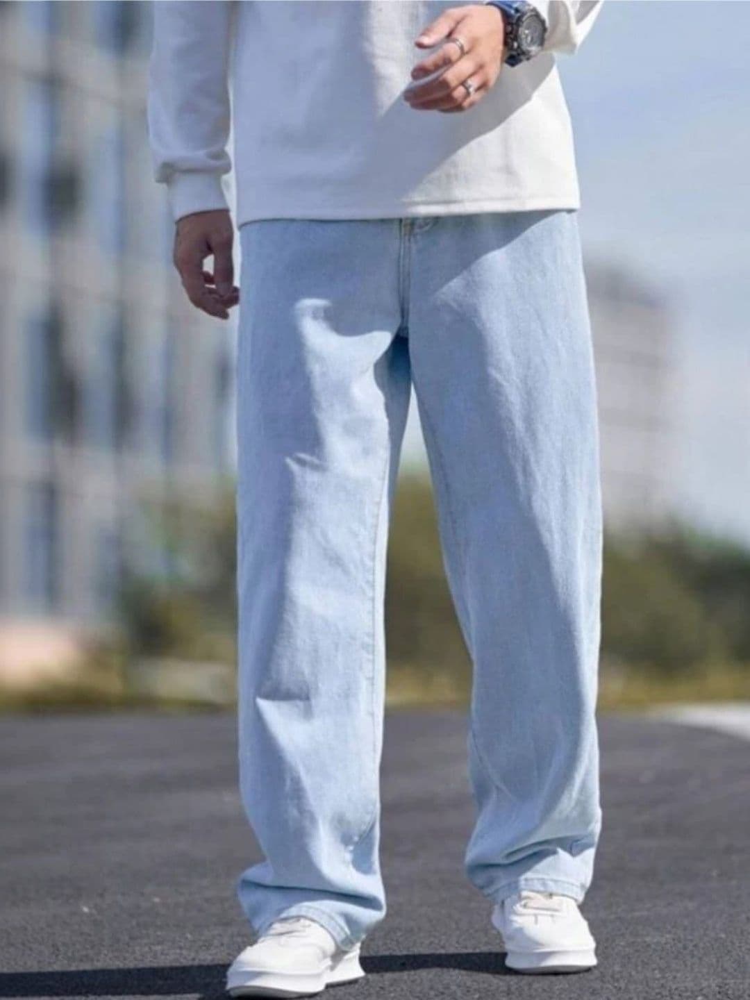 Encrypt Men High-Rise Light Fade Stretchable Jeans - view 1