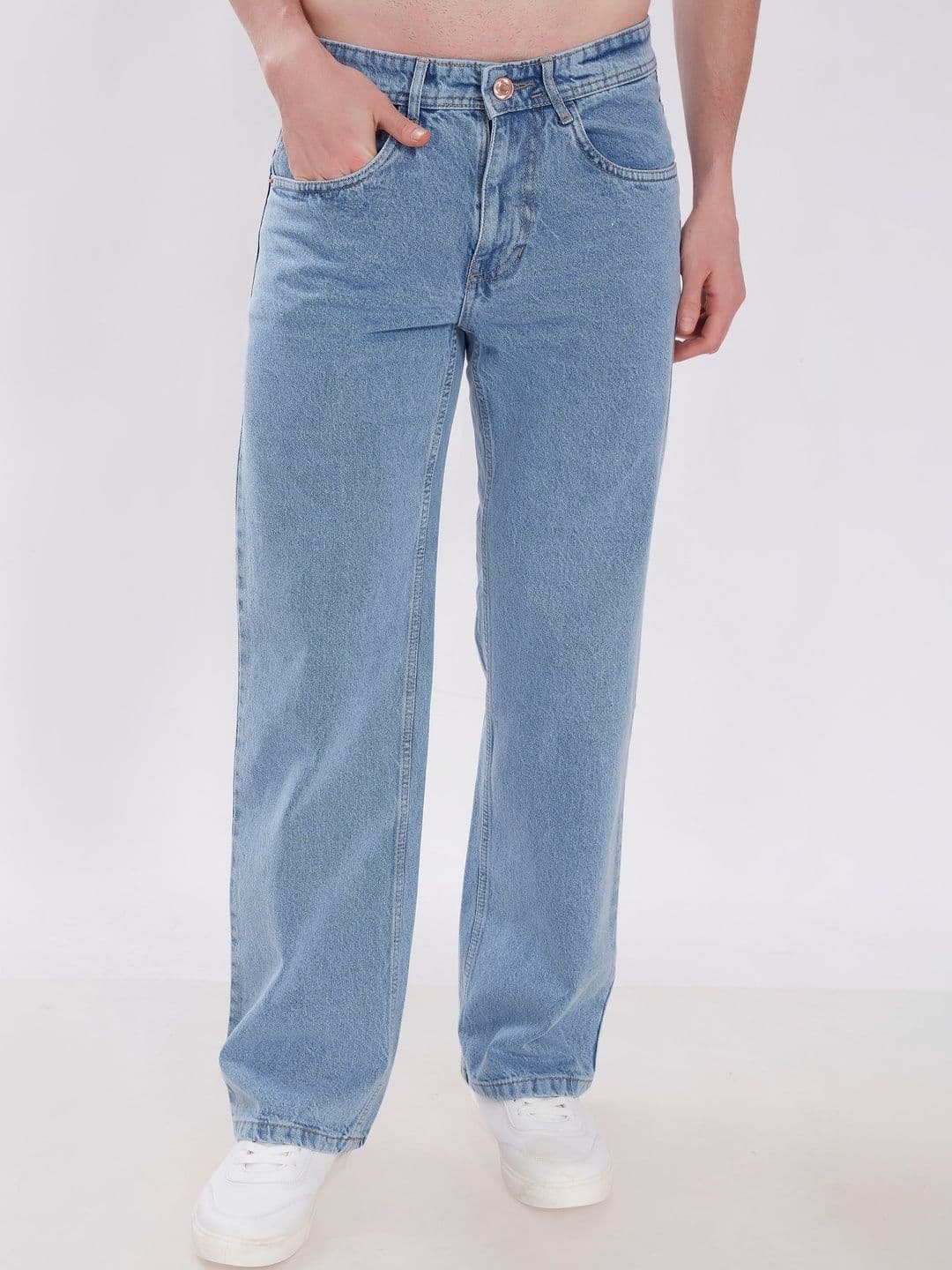 DIVISIVE Men Mid-Rise Light Fade Jeans - view 1