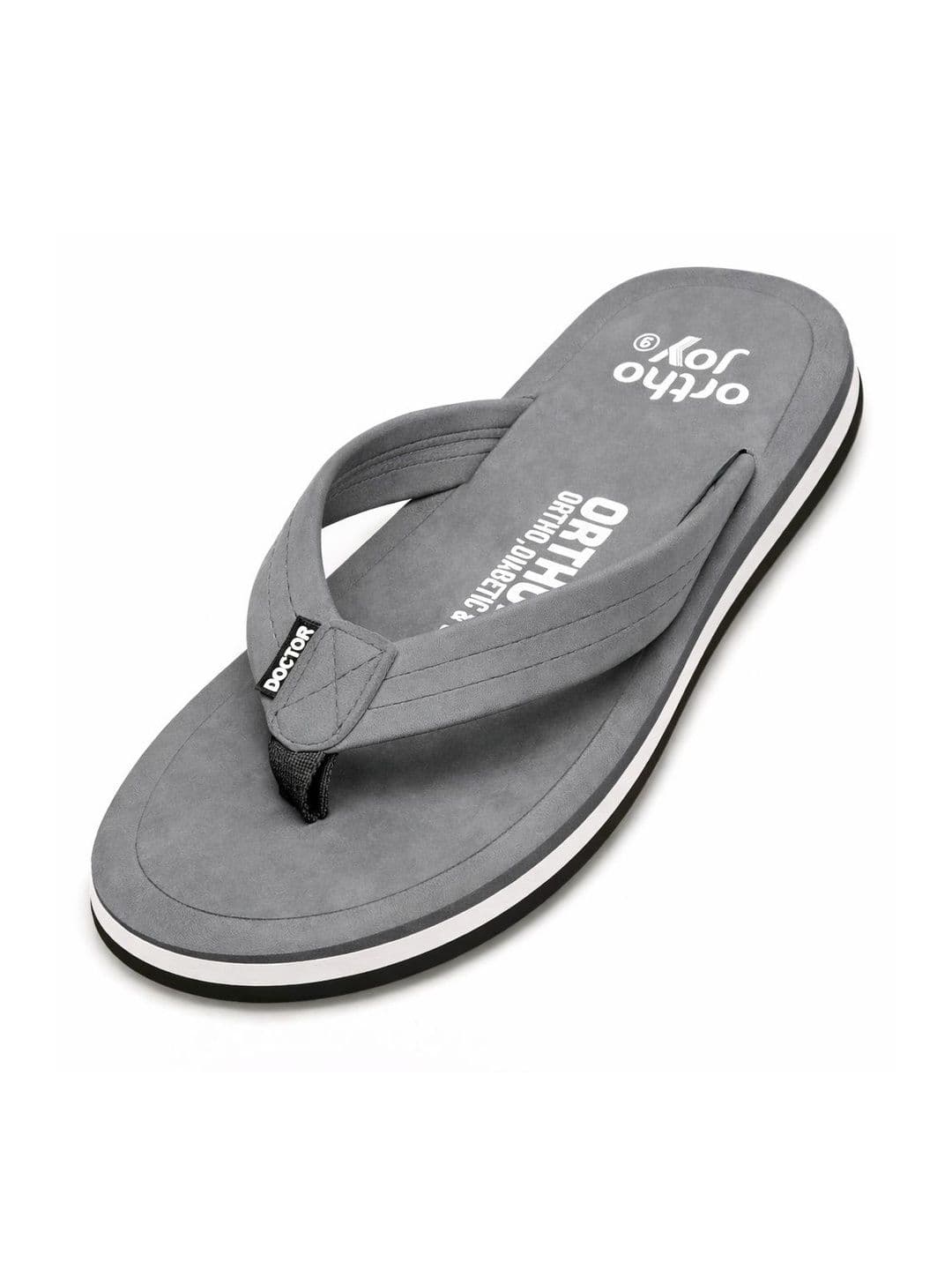 ORTHO JOY Men Rubber Thong Flip-Flops - view 1