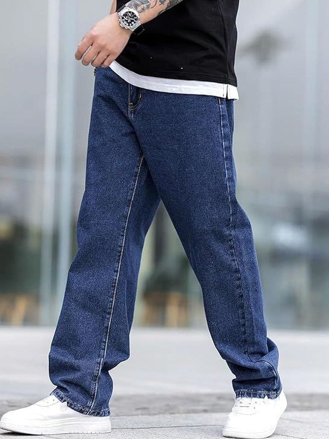 Belvog Men High-Rise Stretchable Jeans - view 1