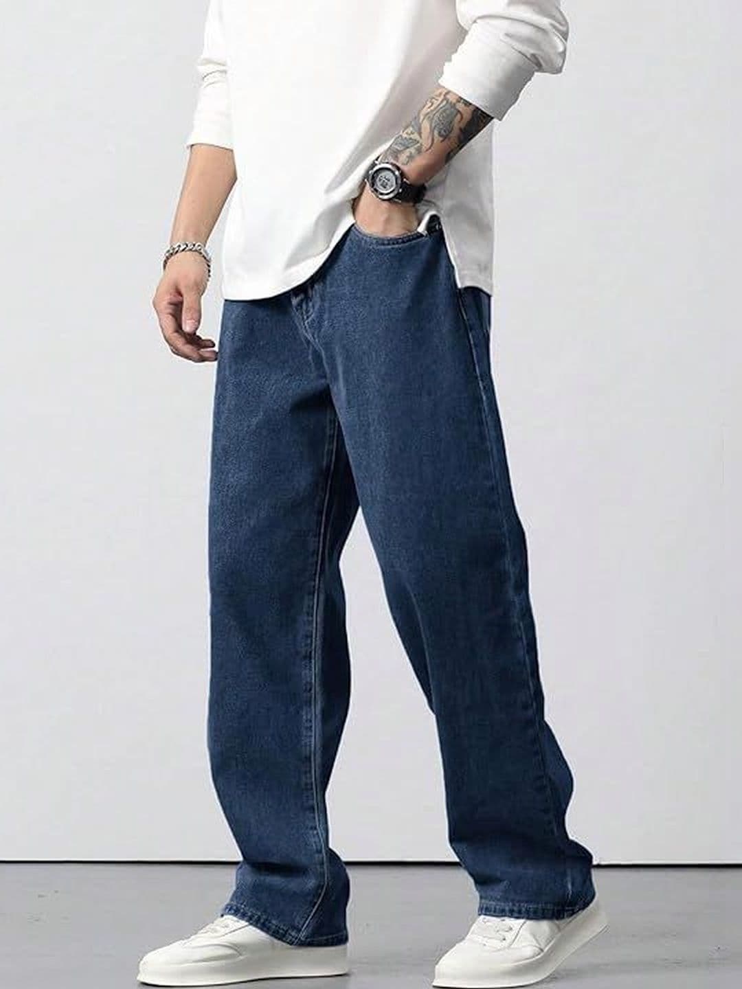 Encrypt Men High-Rise Light Fade Stretchable Jeans - view 1
