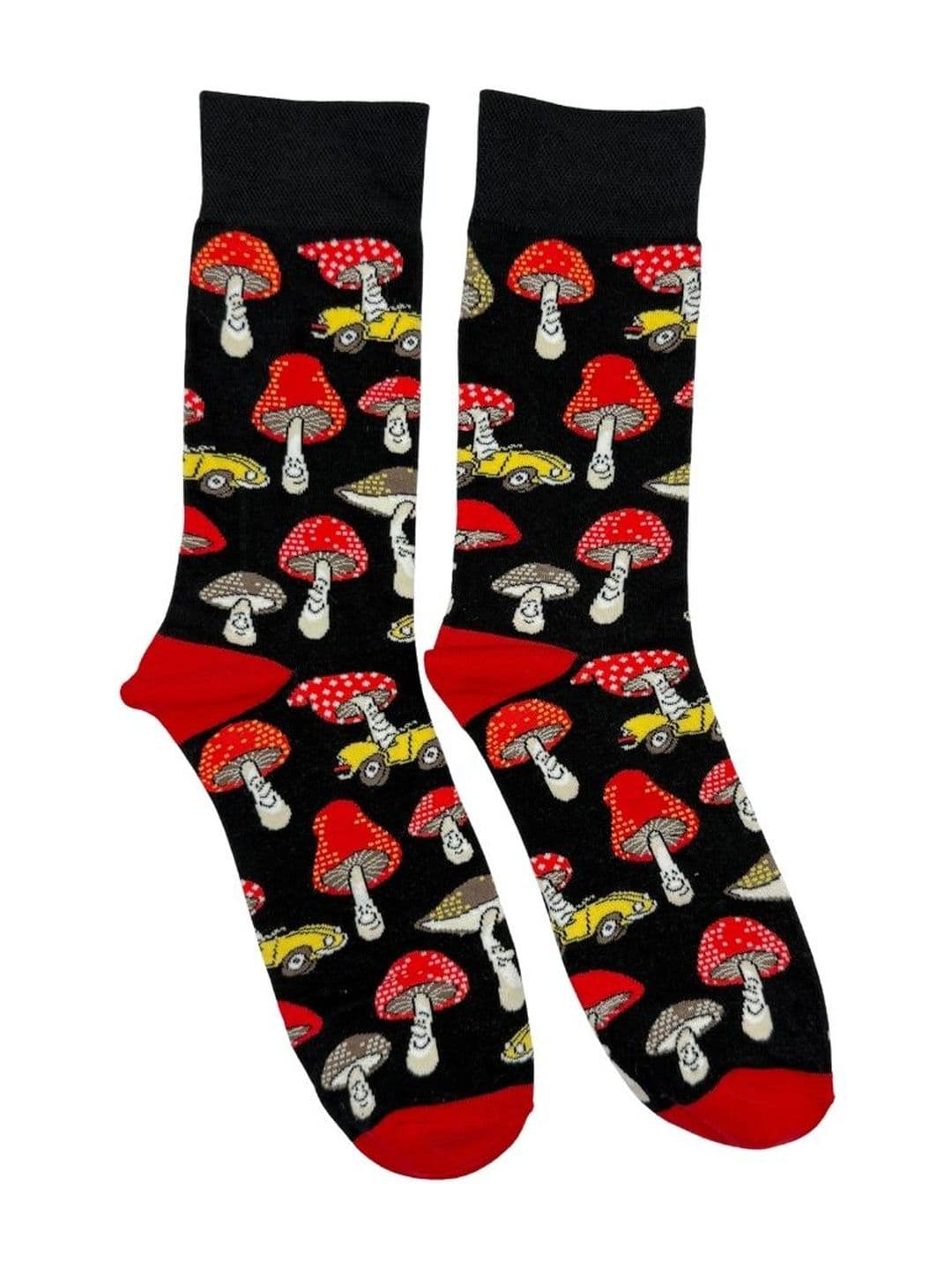 The Tie Hub Unisex Cotton Blend Patterned Calf Length Socks - view 1