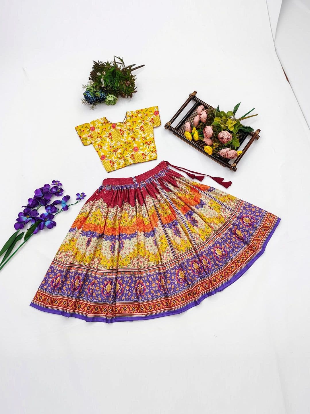 DRISHIV ENTERPRISE Girls Ready to Wear Lehenga & - view 1