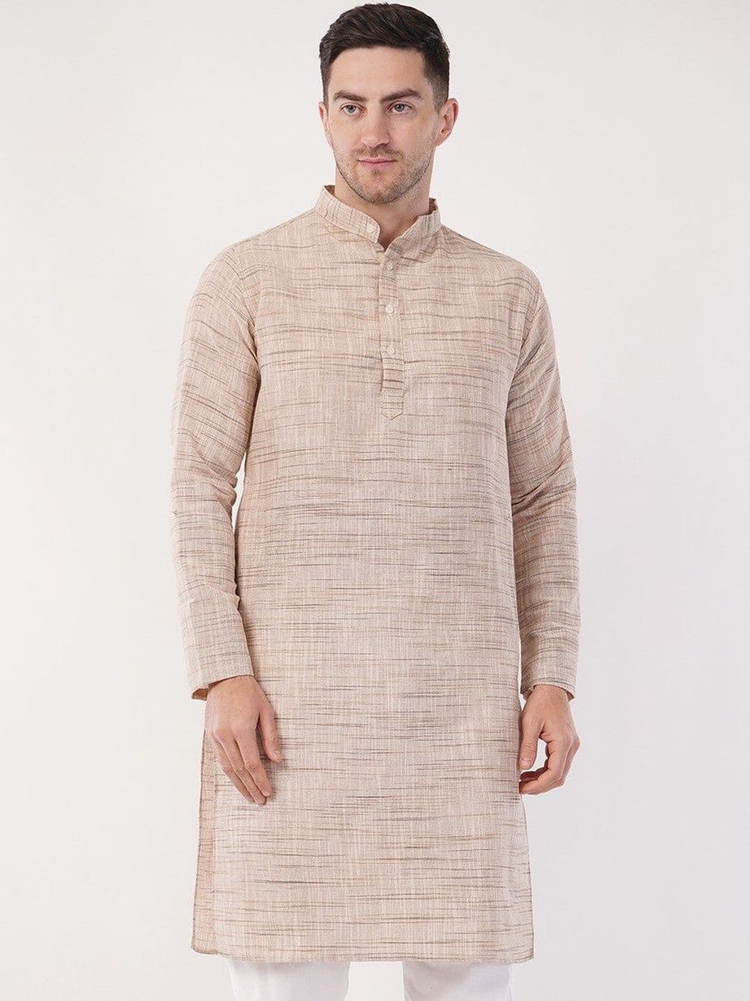 Sypher Boutique Men Printed Khadi Kurta - view 1