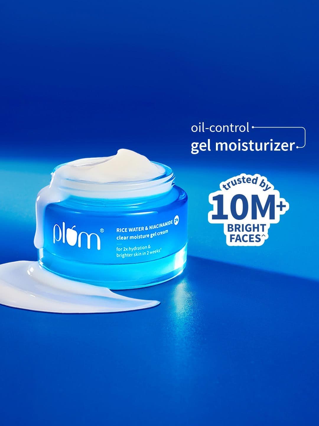 Plum Rice Water & Niacinamide Clear Moisturizer Gel Cream - 50 g - view 1