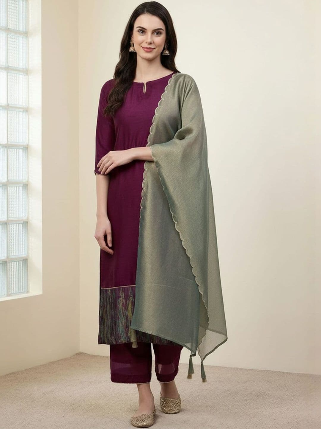Indo Era Women Art Silk Dupatta - view 1